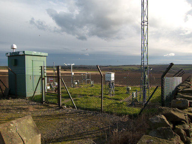 Loftus weather station © Colin Grice cc-by-sa/2.0 :: Geograph Britain ...