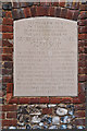 Memorial plaque, Glossop Memorial Garden 