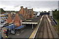 Axminster Station from road bridge