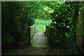 Foot bridge to River Cottage