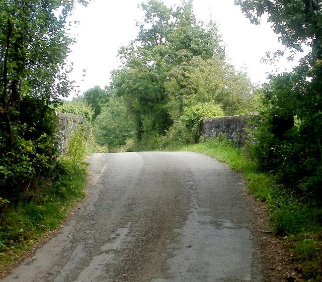 Across Penwern Lane bridge near Penperlleni 