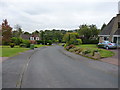 Looking down Oak Drive, Seisdon