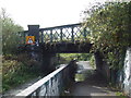 Railway bridge over path, Bedford