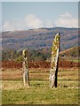 NR8492 : Dunamuck South standing stones by Patrick Mackie