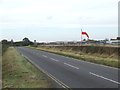 Road near Cranfield Airport