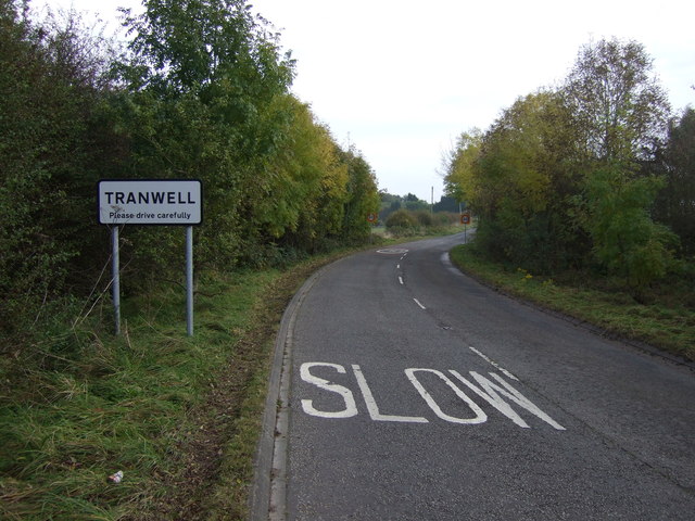 Entering Tranwell from the north