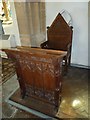 St. Andrew, Minterne Magna: prayer desk