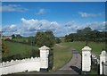 Drive leading to Ballylintagh Park