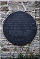 SO2872 : World War II Memorial Plaque, Brookside Square, Knighton, Powys by P L Chadwick