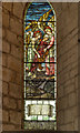 NY5563 : Lanercost Priory Church, North Aisle Stained Glass Window by David Dixon