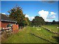 Route of disused railway at Up Exe