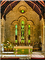 NY8773 : St Mungo's Church, High Altar and East Window by David Dixon