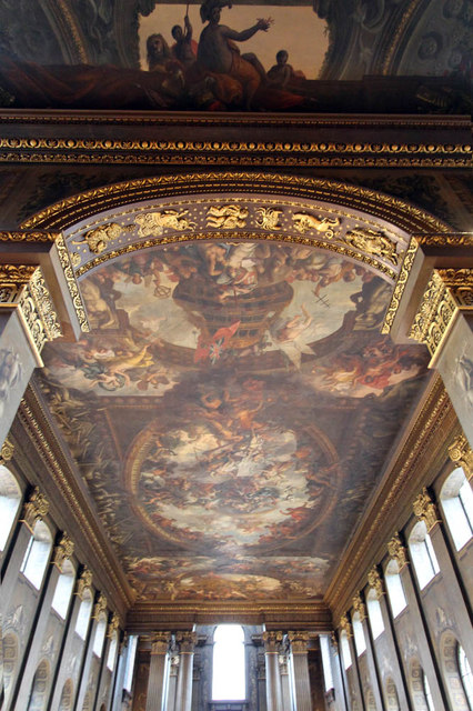 Painted Hall, Greenwich - Ceiling