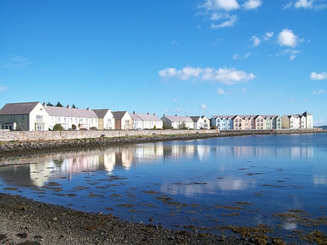 Modern housing on the east side of... © Eric Jones :: Geograph Ireland