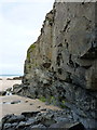 The cliff edge at Strap Rocks