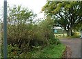 The sign marking the entrance to The Solway Fishery