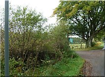 NX9366 : The sign marking the entrance to The Solway Fishery by Ann Cook