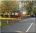 Shell of a phonebox, The Green, Newnham-on-Severn