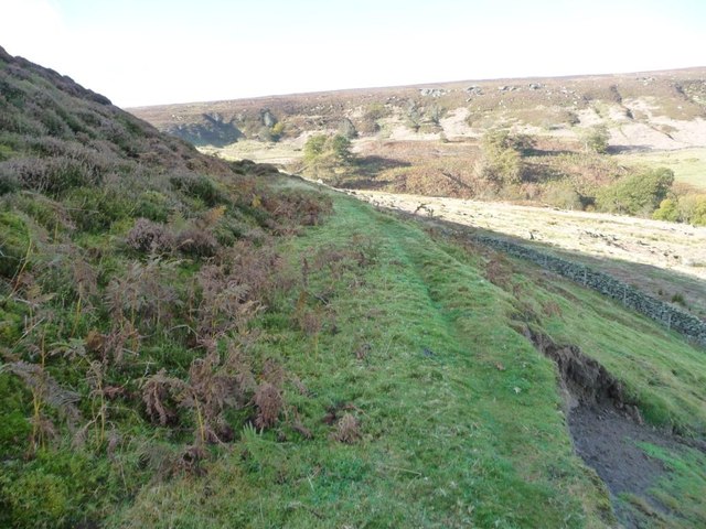 Public footpath on the north side of the Nab