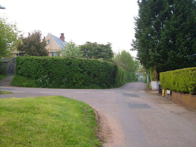 Road junction, Exton
