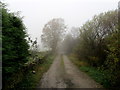 Track leading towards Kettlesing