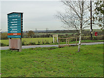 TQ6587 : Sign for Langdon Visitor Centre by Robin Webster