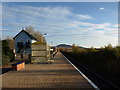 Late afternoon sun at Newtonmore railway station