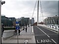 O1734 : Pedestrians on the Samuel Beckett Bridge by Eric Jones