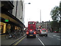 High Street Kensington at the junction of Kensington Church Street