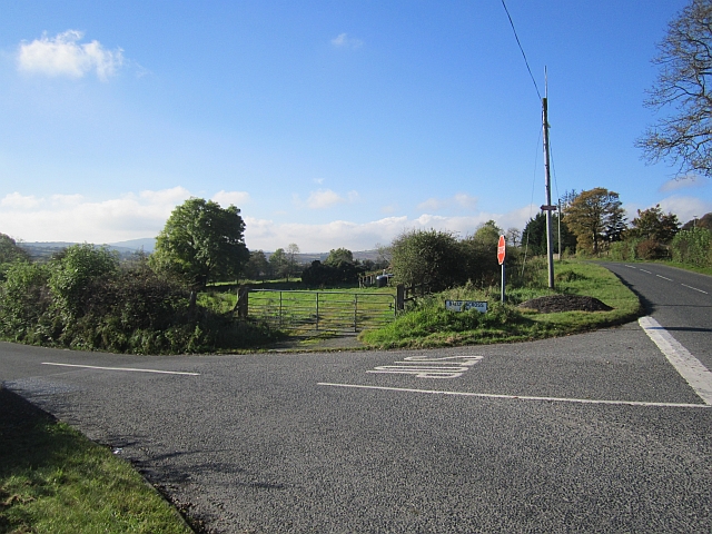 Junction on the B49 © Richard Webb :: Geograph Britain and Ireland