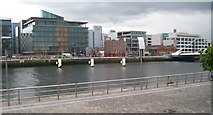 O1734 : Sir John Rogerson's Quay from the North Wall by Eric Jones