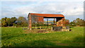 Dutch barn near Dean Farm