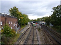 TQ2773 : Wandsworth Common Station by Mike Faherty