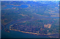 West Mersea from the air