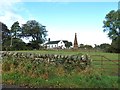 Kirkgunzeon Church and the McWhire Monument