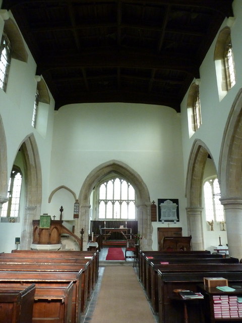 St Leonard's Church Southoe, Interior