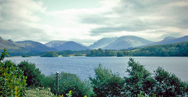 Eastward at head of Loch Awe, 1974 © Ben Brooksbank :: Geograph Britain ...