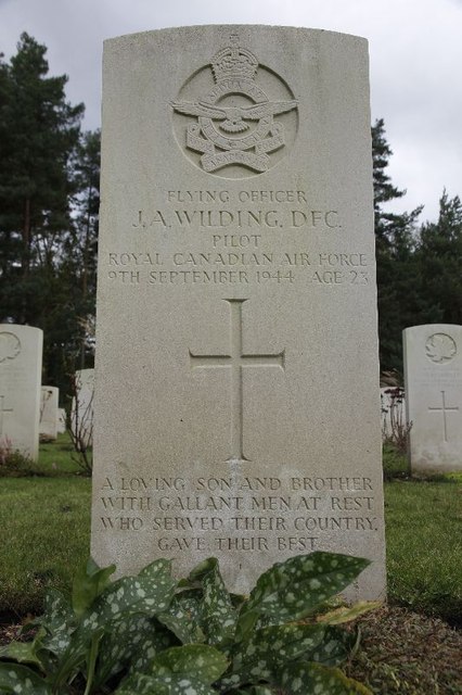 Flying Officer J.A. Wilding DFC