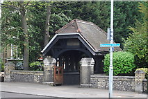 TQ3571 : Lych gate, St Bartholomew's by N Chadwick