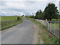 View west up the hill towards Ballinran