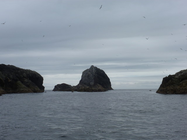 Flannan Isles: Bròna Cleit from between... © Chris Downer :: Geograph ...