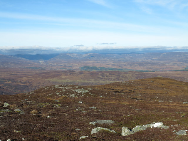 North ridge of Meall na Mòine