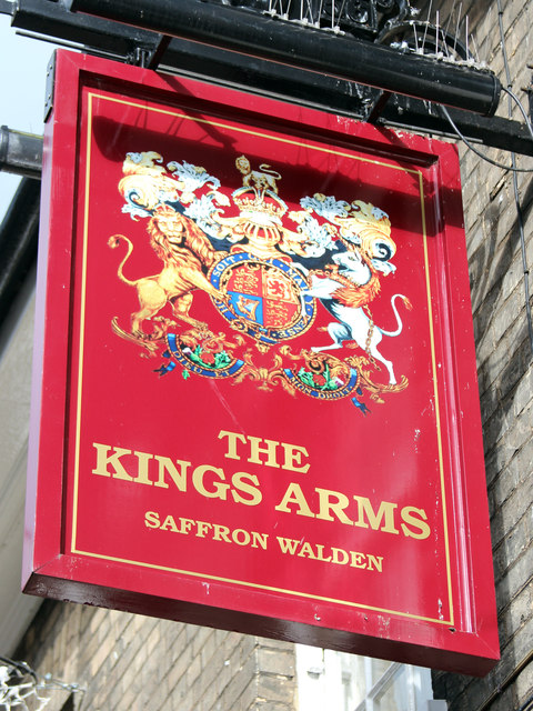 The Kings Arms sign © Oast House Archive :: Geograph Britain and Ireland