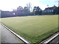 Guiseley Bowling Club Green - viewed from Ings Crescent