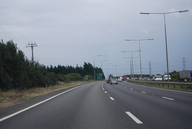 A13 near Grays © N Chadwick :: Geograph Britain and Ireland