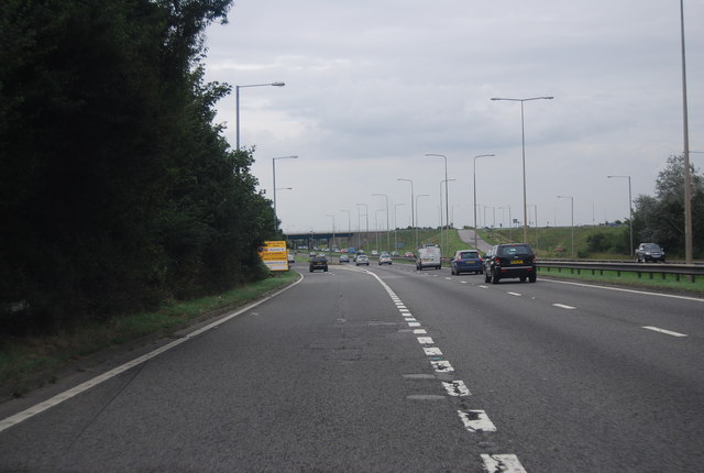 A13, eastbound © N Chadwick :: Geograph Britain and Ireland