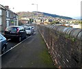 Railway perimeter wall, Rickards Street, Pontypridd 