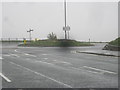 NZ3669 : Roundabout at the junction of Percy Park Road and Grand Parade in Tynemouth by peter robinson