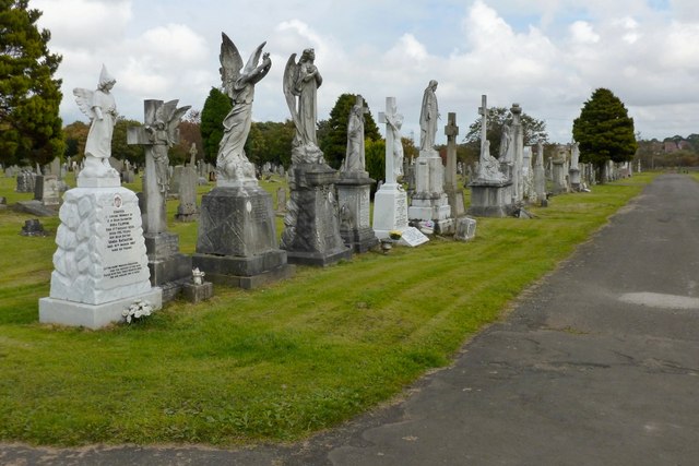Statues in St Kentigern's R.C. Cemetery