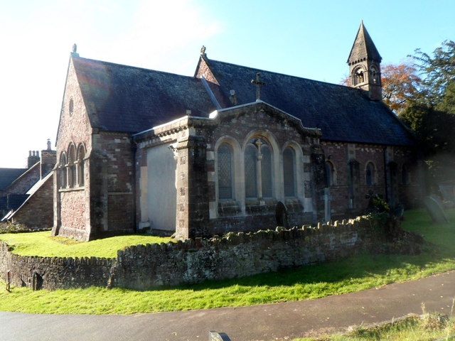 North side of Grade II listed Parish Church of St Mary, Malpas, Newport